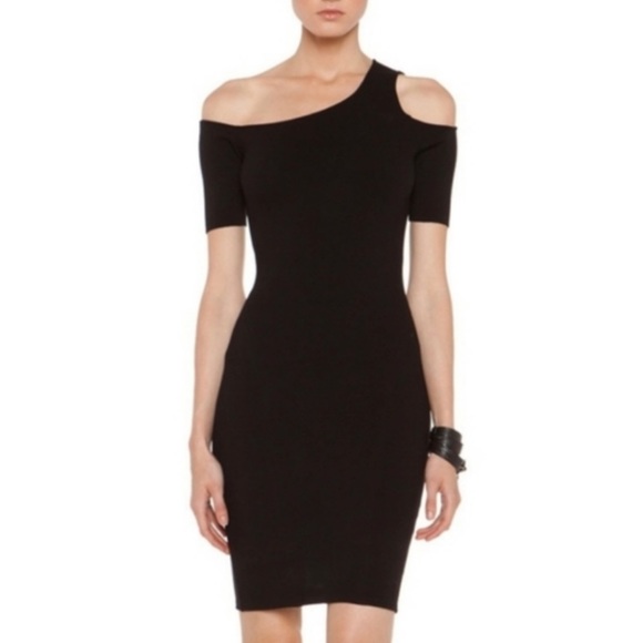 Helmut Lang Dresses & Skirts - HELMUT LANG | Asymmetric Off Shoulder Dress